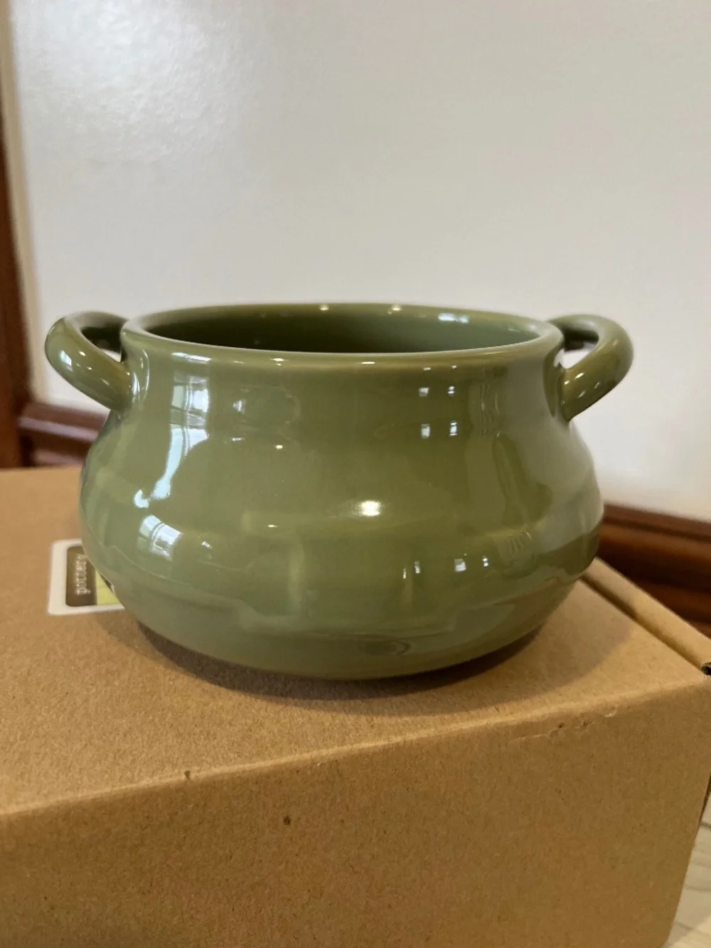 Longaberger Woven Traditions Small Soup Tureen - Sage 3204060